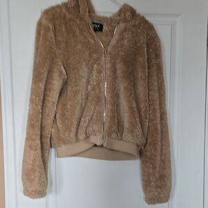 Only Tan Teddy Jacket